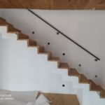 Instalación de escaleras con parquet flotante