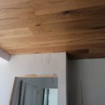 Revestimiento de techo de madera de roble