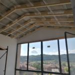 Revestimiento de techo de madera